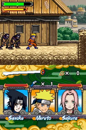 Naruto - Ninja Council 2 - European Version (Europe) (En,Fr,De,Es,It) screen shot game playing